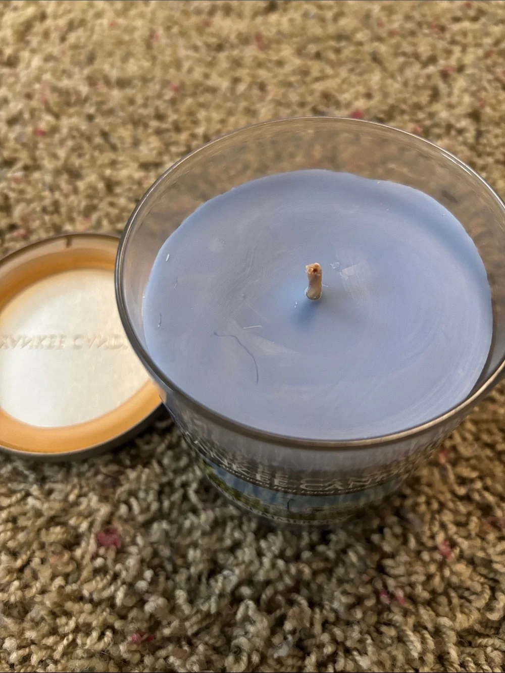 Yankee Candle Blue Summer Sky 7 oz. Scented Jar Candle